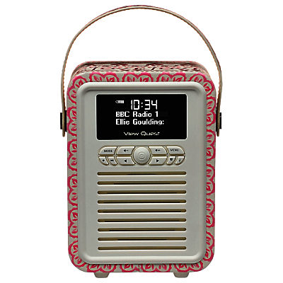 VQ Retro Mini DAB/FM Bluetooth Digital Radio, Emma Bridgewater Patterns Sampler VQ Retro Mini DAB/FM Bluetooth Digital Radio, Emma Bridgewater Patterns Sampler